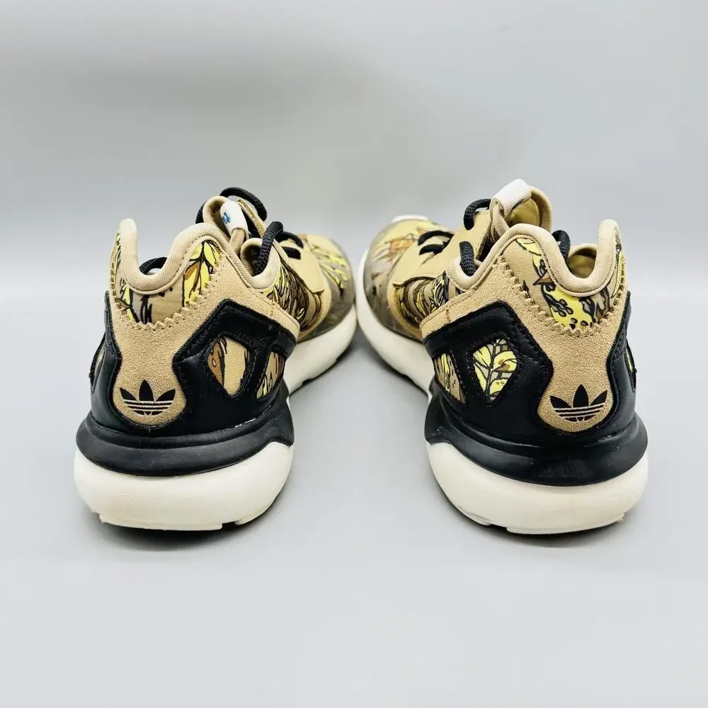 Adidas Originals Shoes Mens 10 Beige Tubular Leaf Camo Low Top Runner Sneakers
